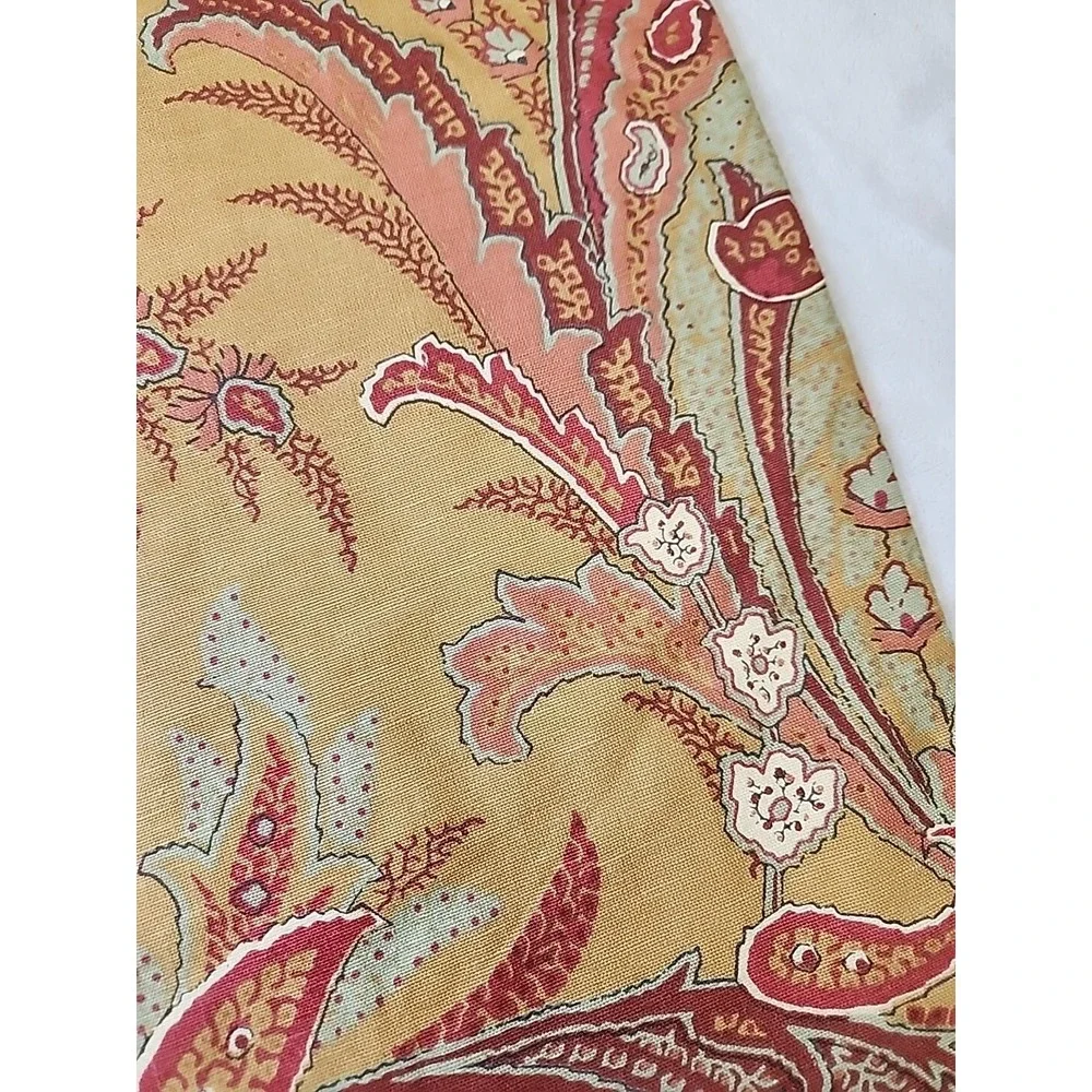 Pottery Barn Madeline‎ Palampore Euro Sham 24x24 Linen Blend NWOT Floral
